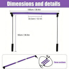 Pilates Bar Kit with Resistance Bands