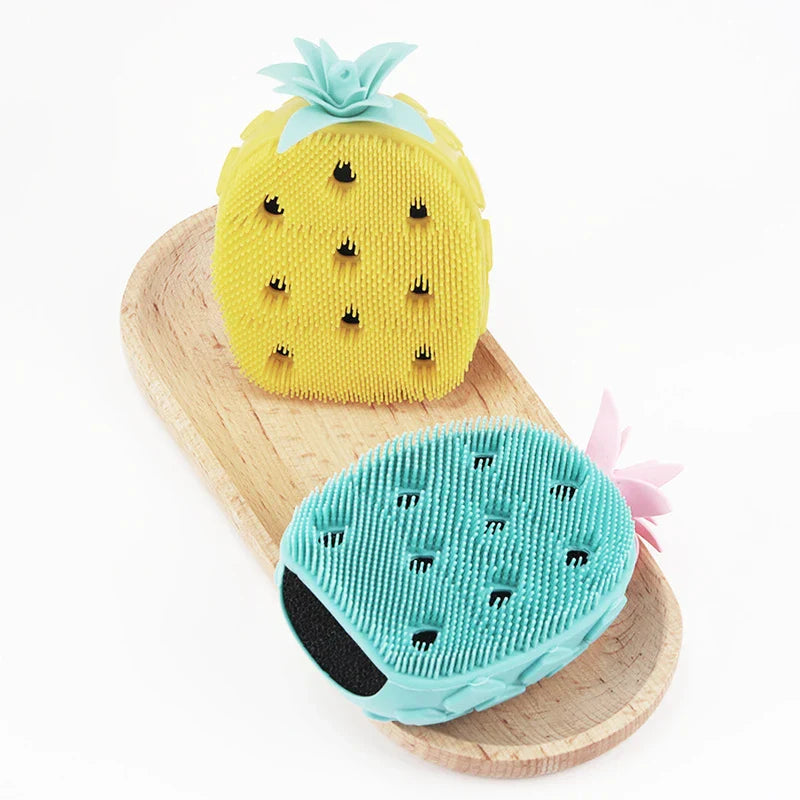 Pineapple Silicone Body Scrubber Brush