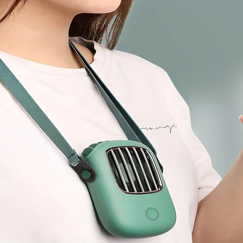 Portable Bladeless Neck Fan Rechargeable Wearable