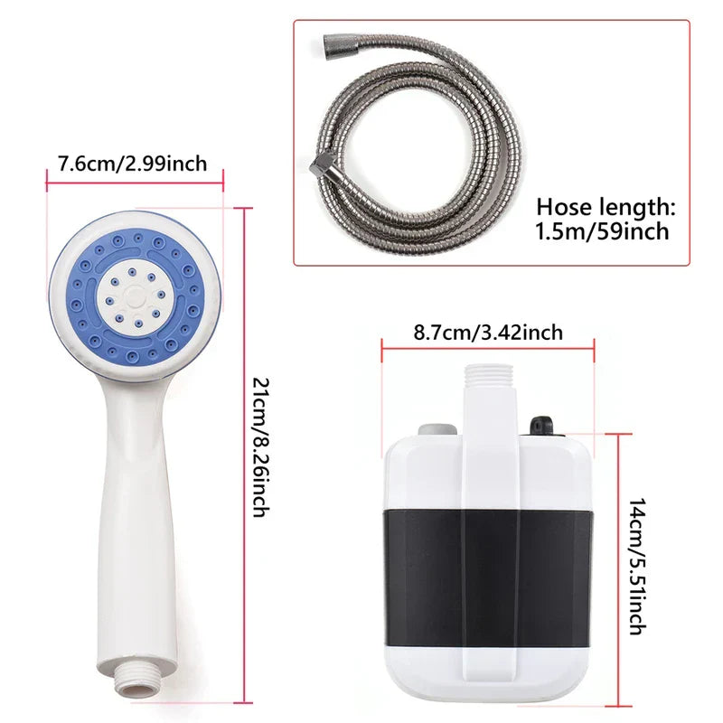 Portable Outdoor Camping Shower Pump