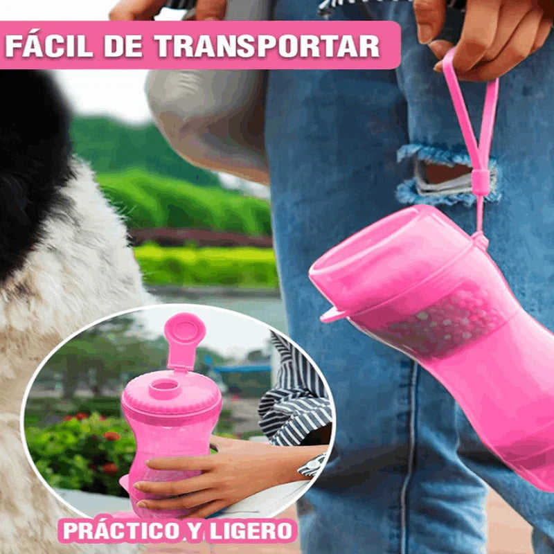 Portable Pet Travel Water Bottle Dispenser