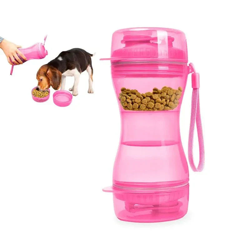 Portable Pet Travel Water Bottle Dispenser
