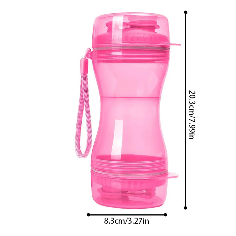 Portable Pet Travel Water Bottle Dispenser