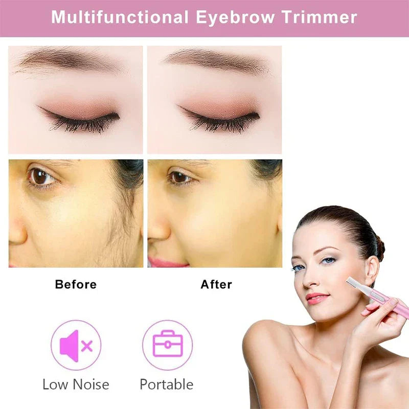 Precision Eyebrow Trimmer & Body Shaver Combo