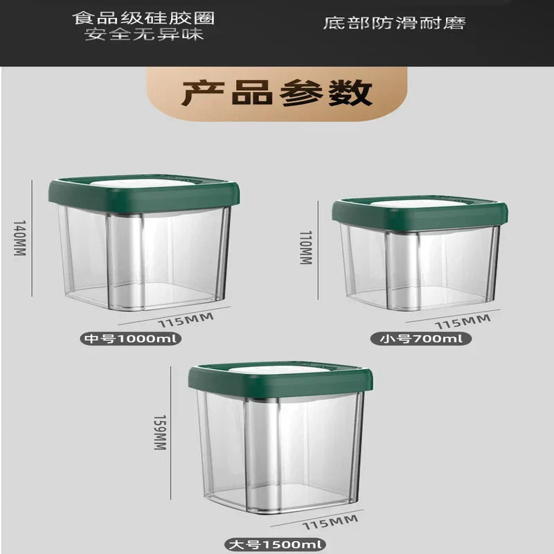 Press Pump Vacuum Seal Canister 1000Ml