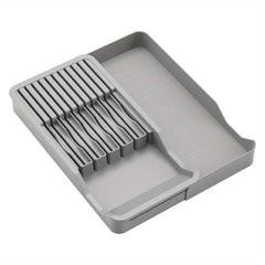 Pull-Out Kitchen Knife Block Organizer