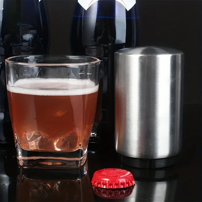 Push Down Magnetic Automatic Beer Bottle Opener