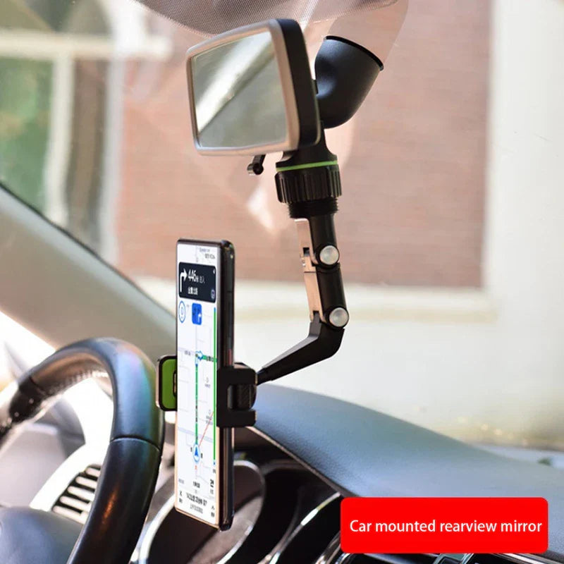 Rearview Mirror Phone Holder Mount