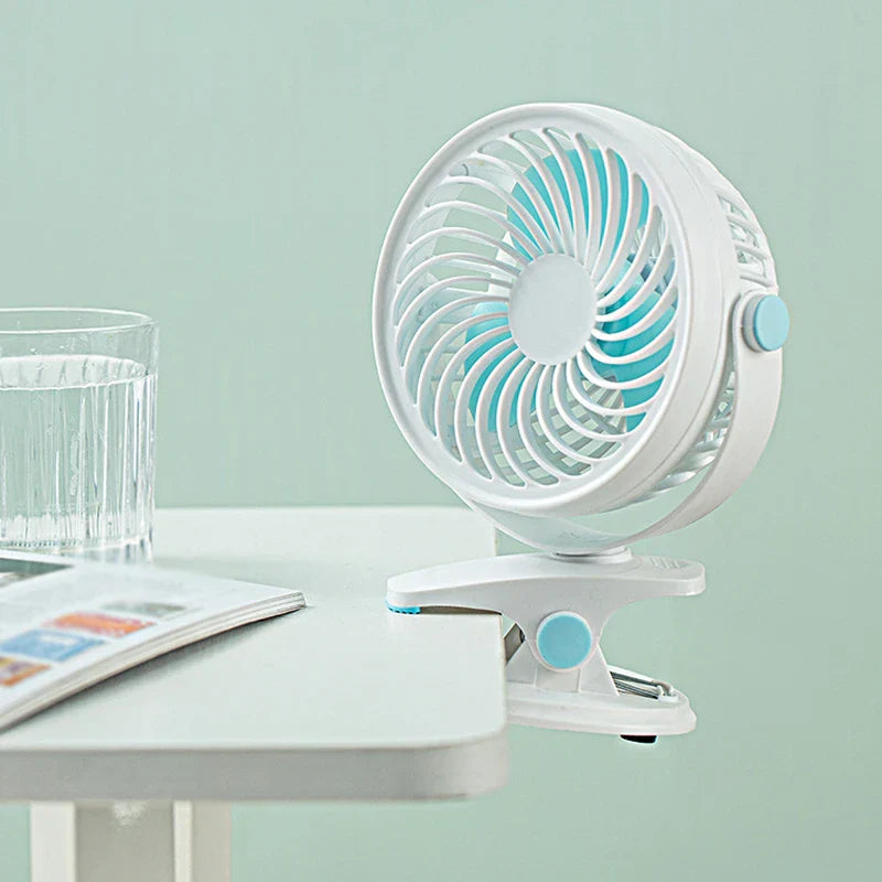 Rechargeable Clip-On Usb Fan