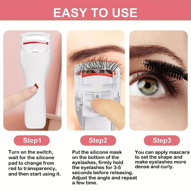 Rechargeable Heated Eyelash Curler Pen