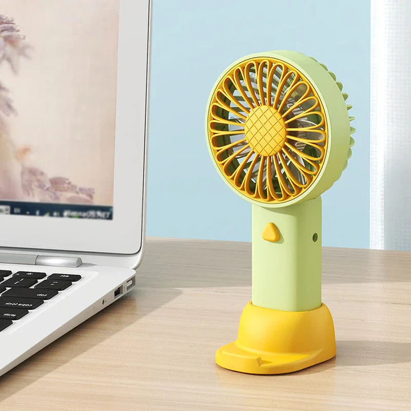 Rechargeable Small Handheld Travel Fan