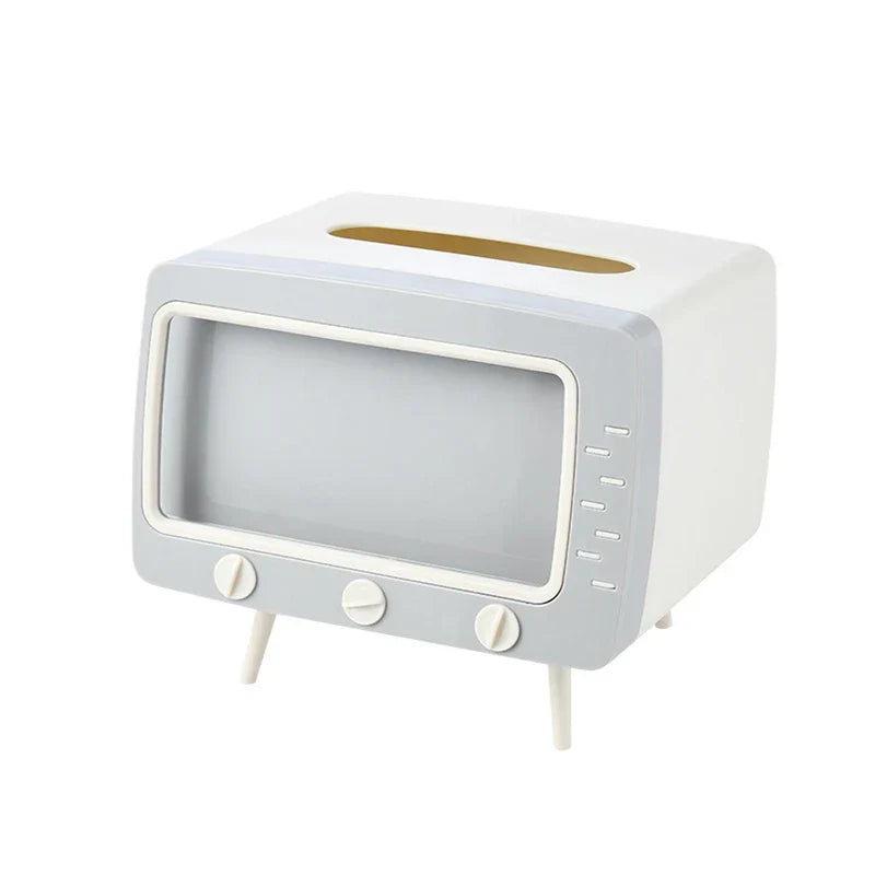 Retro Tv Style Tissue Box Holder