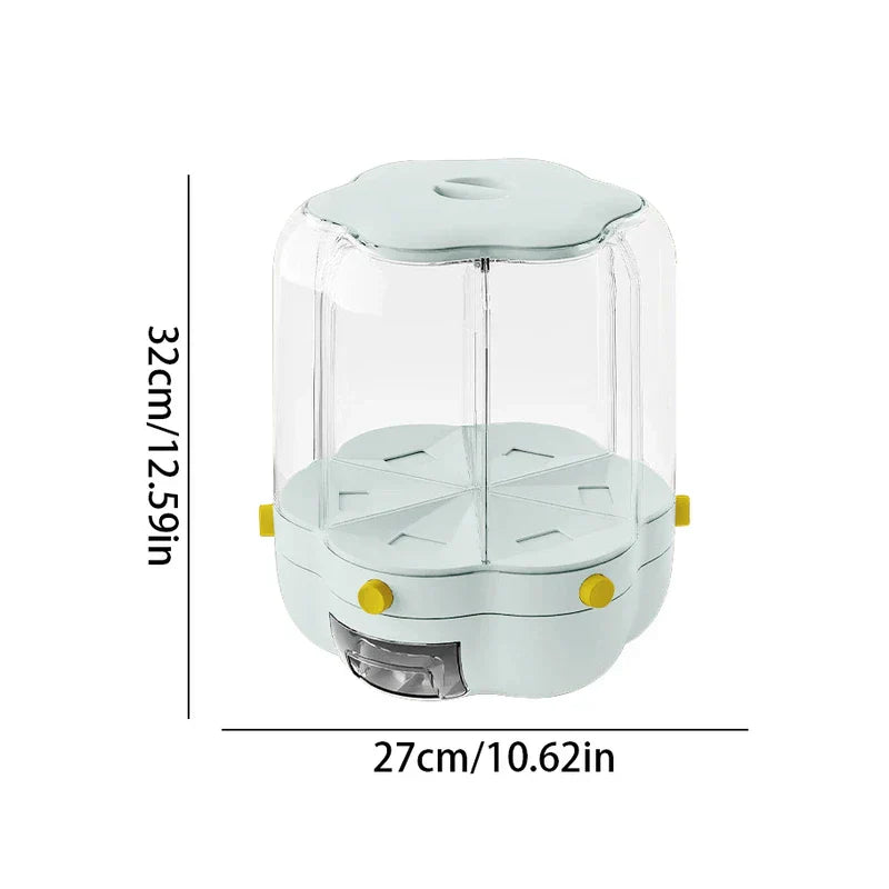 Rice Storage Container Dispenser Bin Box