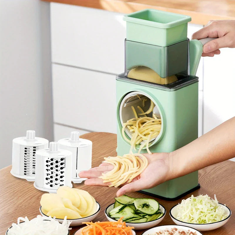 Rotary Drum Grater Slicer Shredder