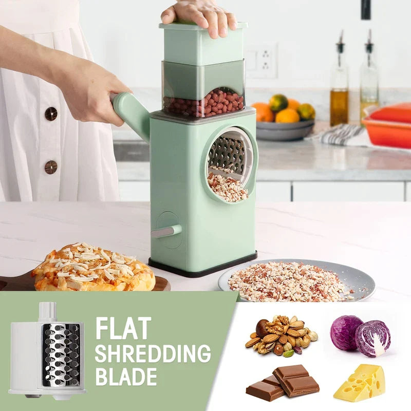 Rotary Drum Grater Slicer Shredder