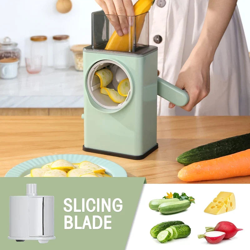 Rotary Drum Grater Slicer Shredder