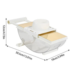 Rotary Drum Vegetable Grater Slicer Shredder
