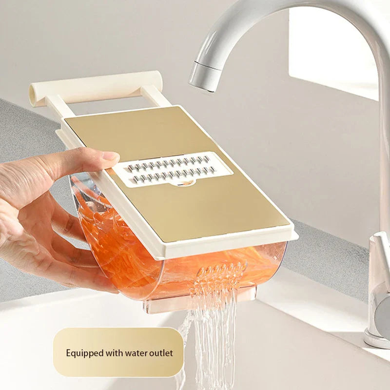 Rotary Drum Vegetable Grater Slicer Shredder