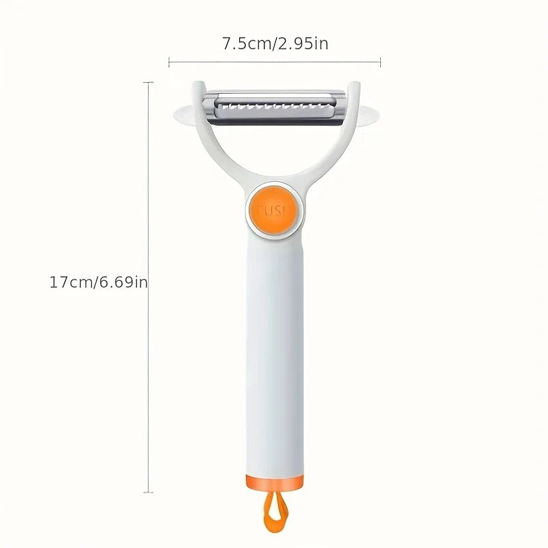 Rotary Dual Blade Swivel Vegetable Peeler