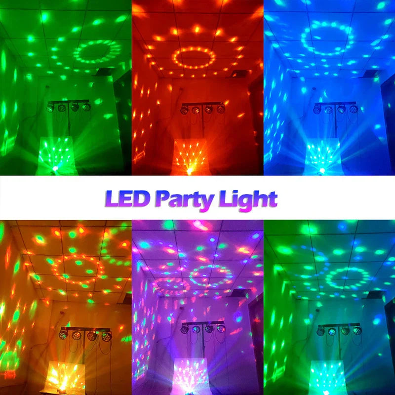 Rotating Crystal Magic Ball Disco Light