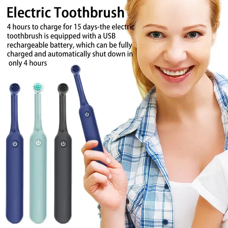 Rotating Electric Toothbrush Battery Powered