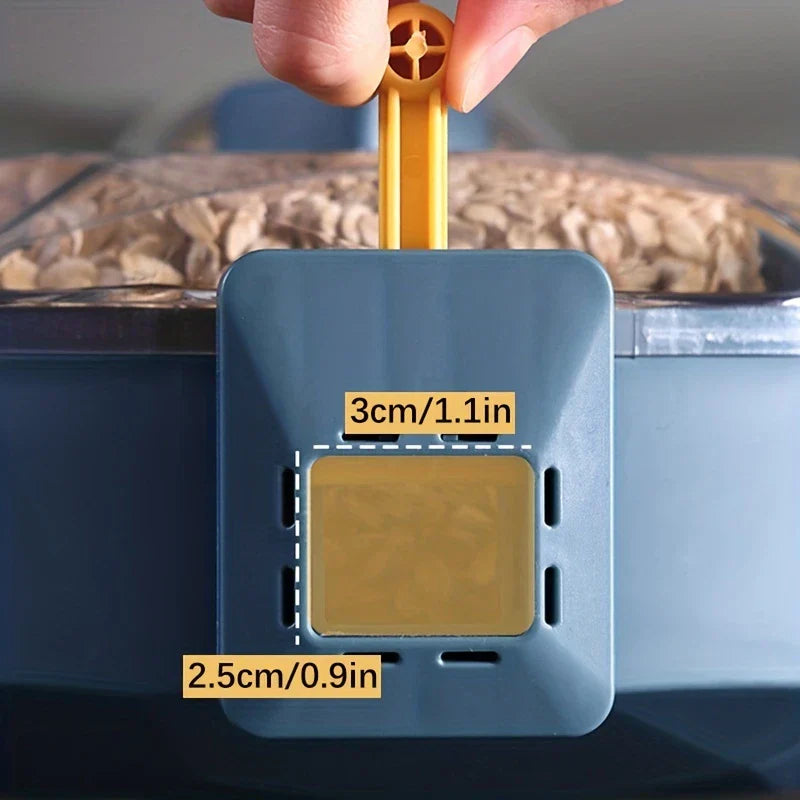 Rotating Grain Rice Dispenser Storage Container