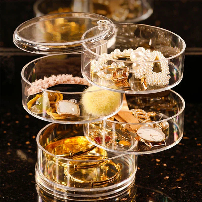 Rotating Jewelry Organizer Box