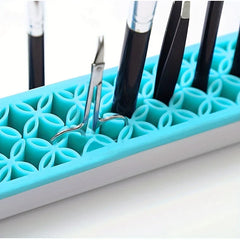 Rotating Makeup Brush Holder Organizer Drying Rack