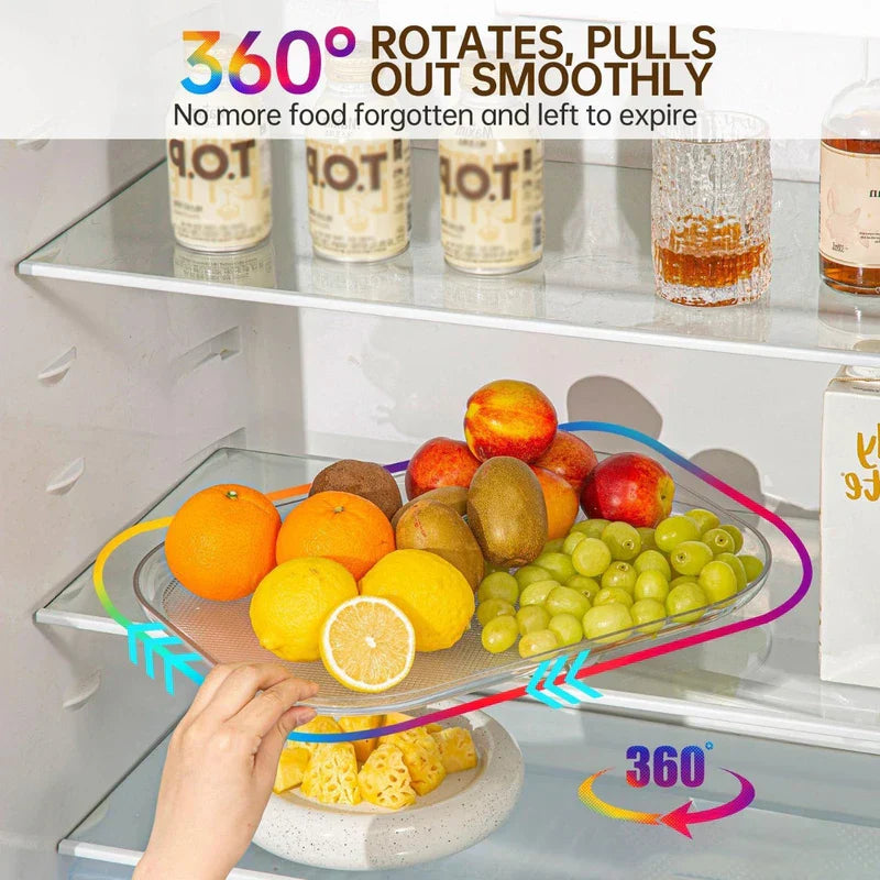 Rotating Turntable Organizer Lazy Susan Tray