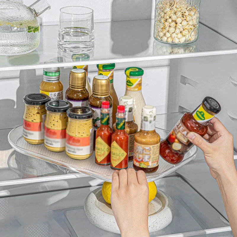 Rotating Turntable Organizer Lazy Susan Tray