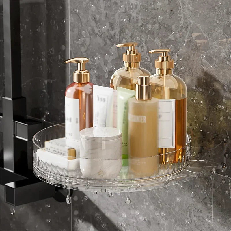 Rotating Turntable Spice Rack Organizer Shelf