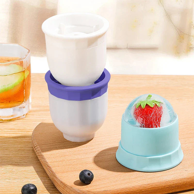 Round Ice Ball Maker Mold Tray
