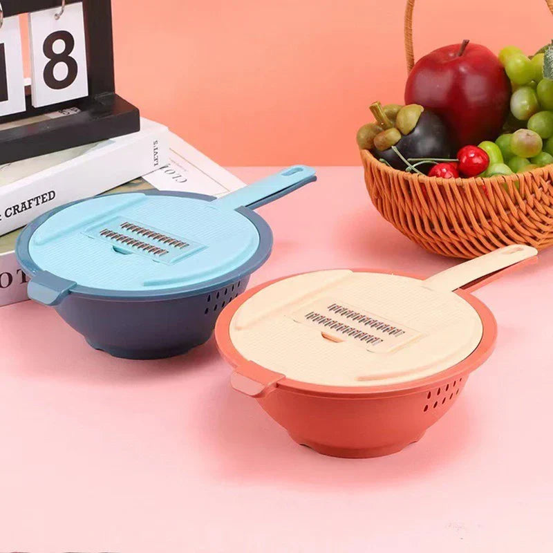 Round Rotary Vegetable Slicer Grater Shredder
