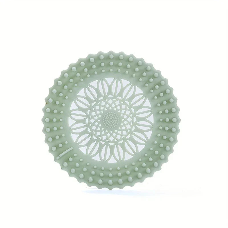 Round Silicone Drain Cover Hair Stopper