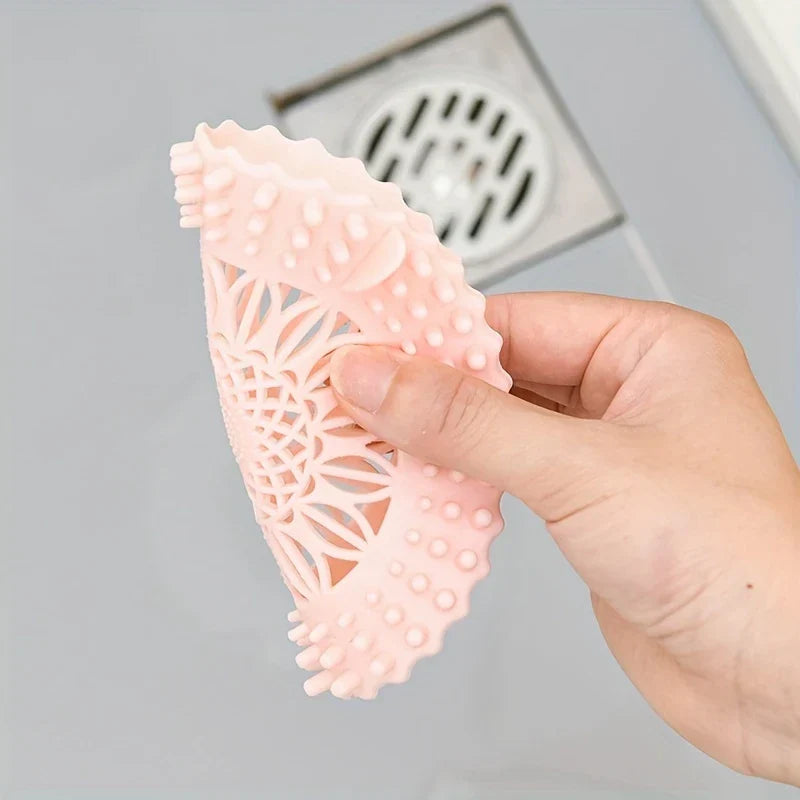 Round Silicone Drain Cover Hair Stopper