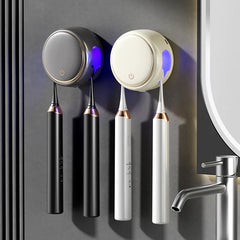 Round Uv Toothbrush Sanitizer Holder