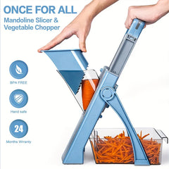 Safe Vertical Mandoline Slicer Chopper