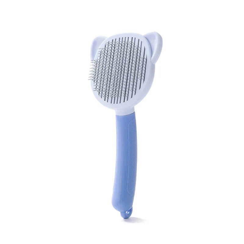 Self-Cleaning Pet Slicker Brush Comb