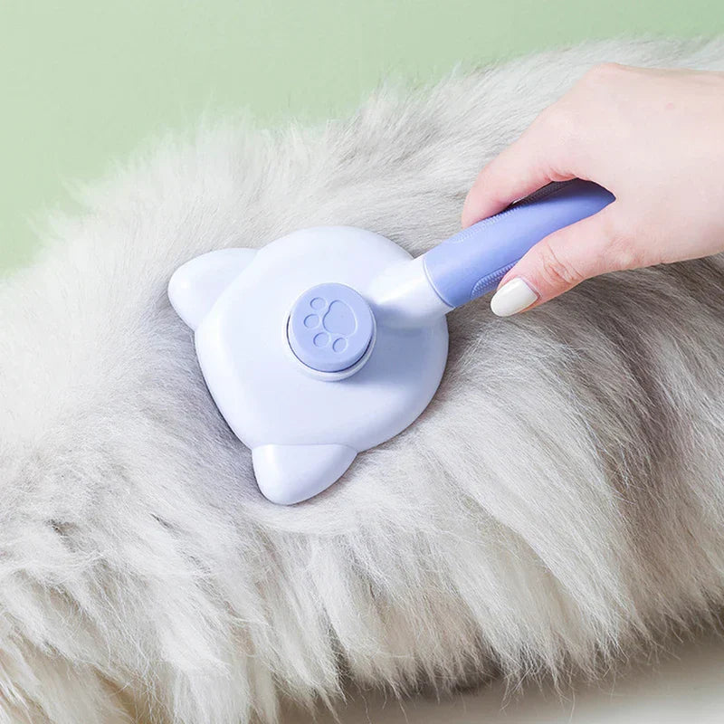Self-Cleaning Pet Slicker Brush Comb