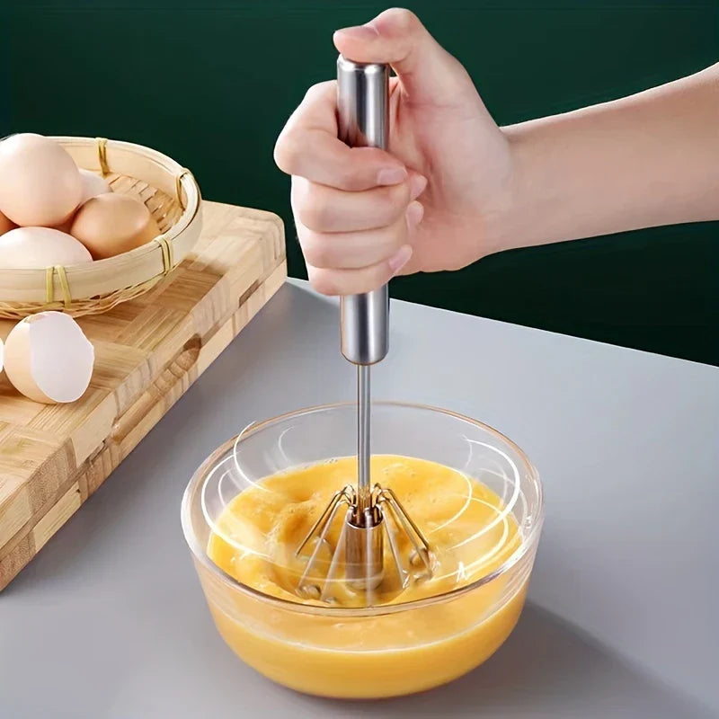 Semi-Automatic Hand Push Rotary Whisk Mixer