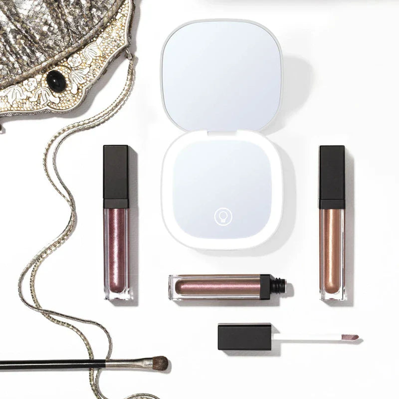 Shell Shaped Compact Makeup Mirror