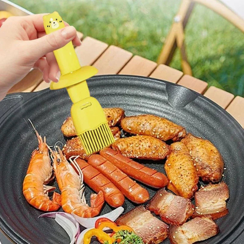 Silicone Basting Pastry Oil Brush Kitchen Tool