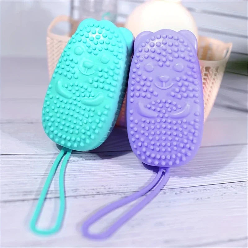 Silicone Dish Scrubber Sponge Cleaning Brush