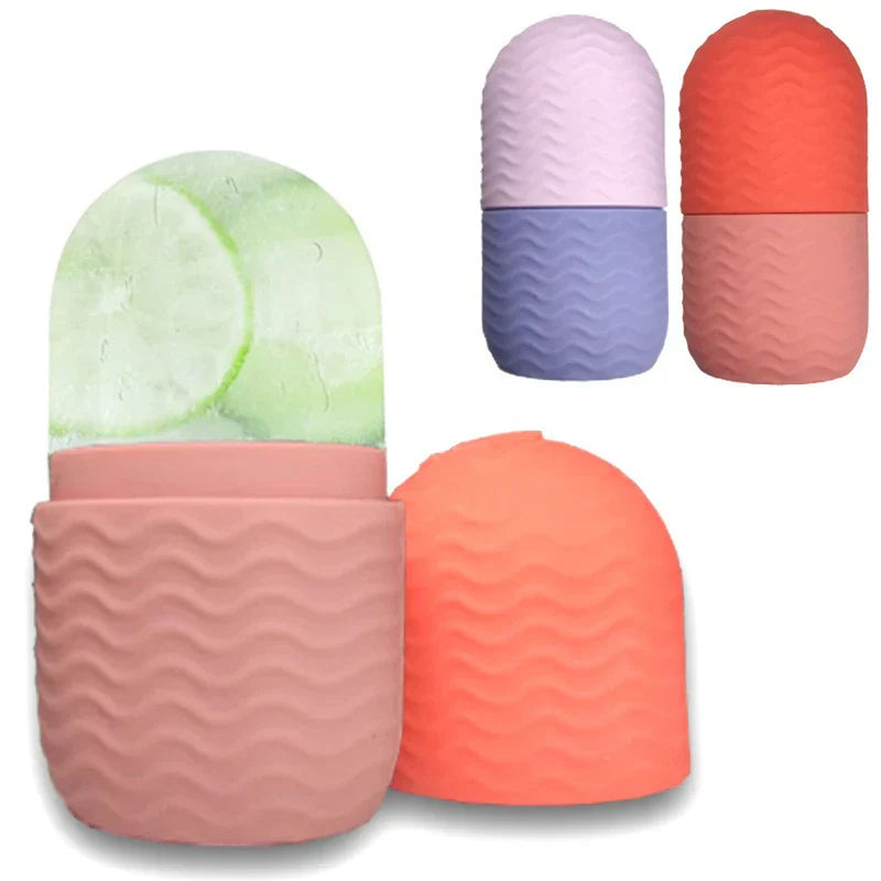Silicone Ice Face Roller Ball Massager
