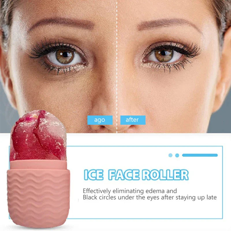 Silicone Ice Face Roller Ball Massager