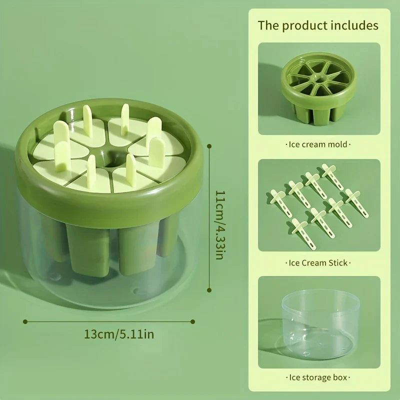 Silicone Ice Pop Molds Popsicle Maker Tray