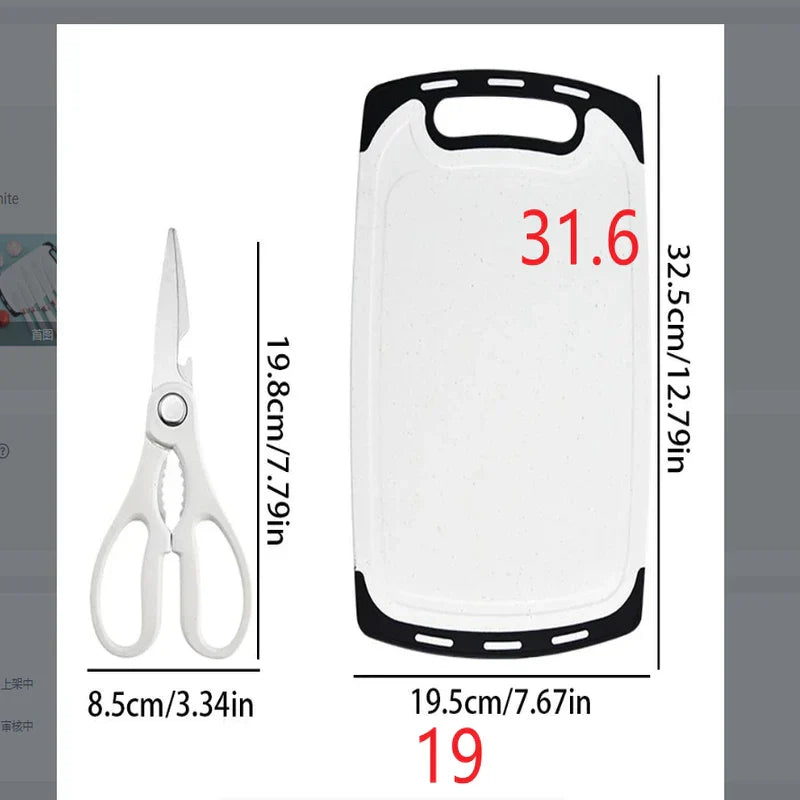 Silicone Kitchen Utensil Cooking Set 19 Piece