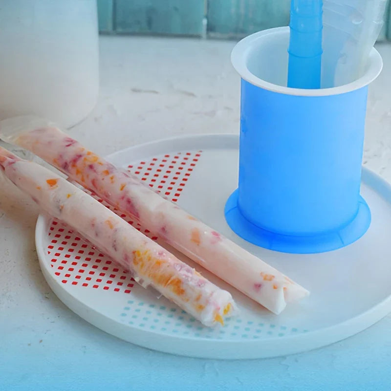 Silicone Popsicle Molds Ice Pop Maker Set