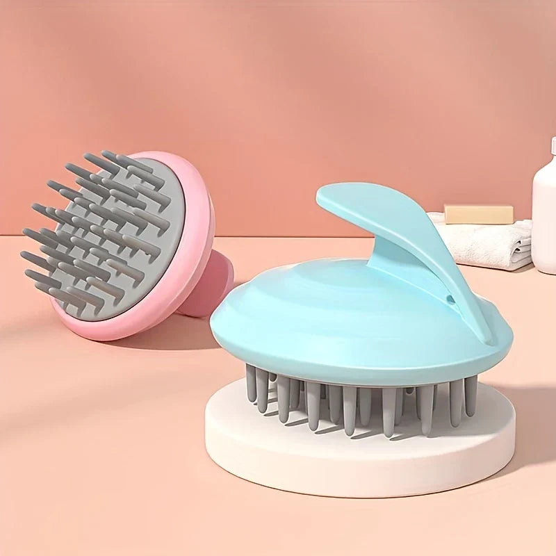 Silicone Scalp Massager Shampoo Brush
