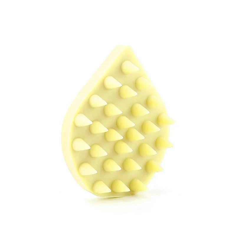 Silicone Scalp Massager Shampoo Brush Hair Scrubber